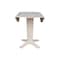 International Concepts 42 in. Solid Wood Round Dual Drop Leaf Dining Pedestal Table - 36.3 in.High, Unfinished K-42DPT-23B-36 - alternate 3